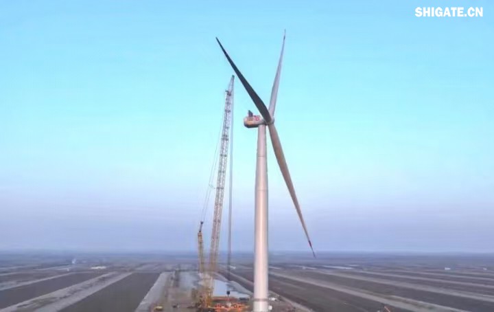 1月11日，全球最大功率等級的漂浮式風(fēng)電機(jī)組——中國中車“啟航號”在山東東營風(fēng)電裝備測試認(rèn)證創(chuàng)新基地吊裝成功，標(biāo)志著我國在海上超大型風(fēng)機(jī)的探索邁出重要一步。該項(xiàng)目風(fēng)電機(jī)組的配套塔筒是全球直徑最大、重量最重的塔筒型號，所用鋼板由河鋼集團(tuán)舞鋼公司獨(dú)家提供。  微信圖片_20250220083217.jpg  舞鋼公司深入貫徹集團(tuán)要求，以客戶需求為導(dǎo)向，大力開展技術(shù)營銷，不斷優(yōu)化營銷方案，通過提供“一攬子”解決方案，滿足高端客戶對高品質(zhì)產(chǎn)品和未來發(fā)展的需求，加速由生產(chǎn)型向“制造+服務(wù)”型企業(yè)轉(zhuǎn)變。該項(xiàng)目對產(chǎn)品抗沖擊性能及表面質(zhì)量有著極為嚴(yán)苛的要求，且交貨期較短，生產(chǎn)難度相當(dāng)大。為確保合同順利交付，舞鋼公司產(chǎn)線各單位協(xié)同聯(lián)動，強(qiáng)化工藝和生產(chǎn)過程控制，攻克了高強(qiáng)度與高延伸率匹配、低溫沖擊韌性匹配等一系列技術(shù)難題，確保了產(chǎn)品各項(xiàng)指標(biāo)全部滿足客戶要求，并按期交付客戶。  微信圖片_20250220083224.jpg  “啟航號”20MW漂浮式海上風(fēng)電塔筒是專門為20MW及以上海上漂浮式風(fēng)機(jī)提供系統(tǒng)解決方案而設(shè)計(jì)的，是全球最大功率漂浮式風(fēng)電機(jī)組的配套塔筒，總高度為141.15米，最大直徑12米，重量達(dá)到了1576噸。